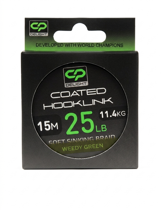 Carp Pro Delight Coated Hooklink (Weedy Green) 25lb в магазине для рыбалки Carp Pro