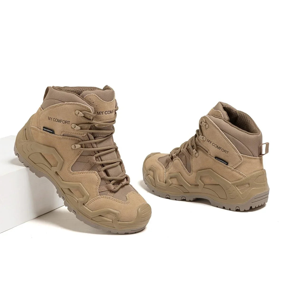 Тактические ботинки COMFORT YMM BEIGE в магазине для рыбалки MY COMFORT